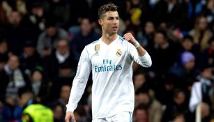 Cristiano Ronaldo celebra un gol contra el Girona
