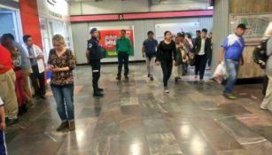 Seguridad vigila las estaciones del Metro de la CDMX