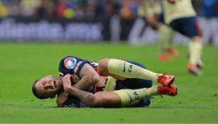 Jérémy Ménez grita tras lesionarse en juego vs Toluca