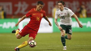 China y Gales, durante la China Cup en Fecha FIFA