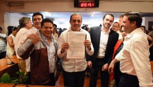 Blanco, tras su registró como candidato a gobierno de Morelos