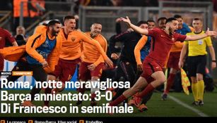 Así luce la portada del portal de la Gazzetta dello Sport