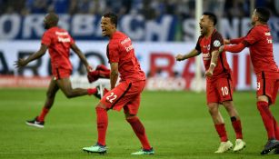 Eintracht Frankfurt festeja pase a la Final de la Copa de Alemania