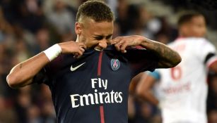 Neymar lamenta una falla con el PSG en Francia 
