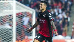Gustavo Bou celebra un gol con Tijuana en el C2018