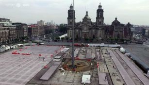 El zócalo de la Ciudad de México
