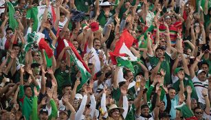Afición de México durante el juego del Tri contra Gales