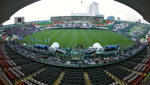 Vista panorámica del actual estadio del León