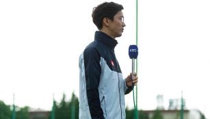 Periodista coreano, en el campamento tricolor