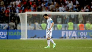 Lionel Messi lamenta derrota frente a Croacia en Rusia 2018
