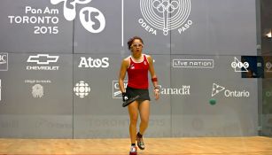 Longoria, en la Final de Raquetbol Individual Femenino de los Juegos Panamericanos Toronto 
