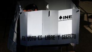 Urna del INE para las elecciones de 2018
