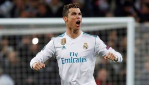 CR7 celebra un gol con el Real Madrid