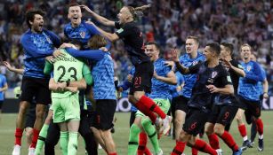 Croacia celebra su pase a Cuartos de Final 