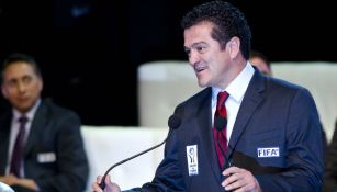 Carlos Hermosillo, durante la ceremonia de Investidura 2012