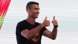 Cristiano Ronaldo, en un evento realizado en Pekín, China