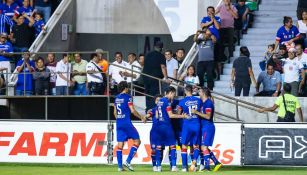 La Máquina celebra su gol ante Zacatepec