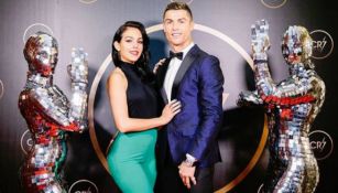 Cristiano Ronaldo y Georgina Rodríguez durante un evento 