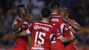 Toluca celebra victoria frente a los Tigres