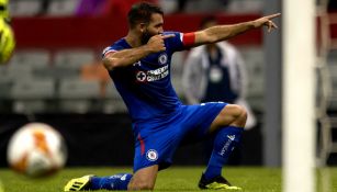 Martín Cauteruccio festeja gol contra Zacatepec 