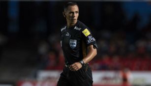 Luis Enrique Santander durante un partido entre Veracruz y Morelia