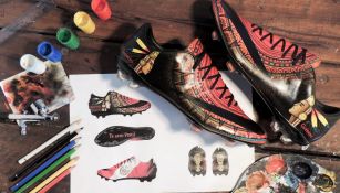 Así lucen unos zapatos con diseños especiales de Lilian Cantero