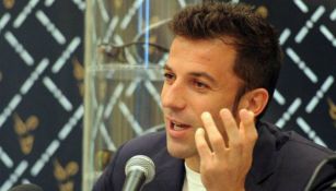 Del Piero en conferencia de prensa 