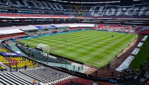Vista del Estadio Azteca desde adentro
