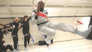 Usain Bolt en un vuelo en gravedad cero