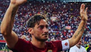Francesco Totti durante su partido de retiro