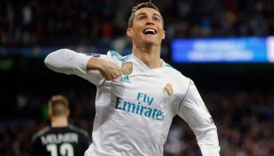 Cristiano Ronaldo celebra un gol con Real Madrid