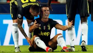 Cristiano Ronaldo, en lamento en un juego de la Juventus