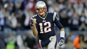 Tom Brady durante un partido de Patriots