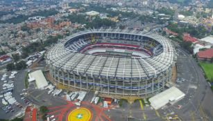 Vista aérea del Estadio Azteca