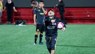 Maradona dirige entrenamiento de Dorados 