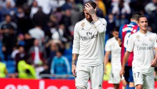 Sergio Ramos se lamenta tras derrota contra Levante