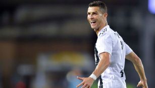 Cristiano celebra gol contra el Empoli 