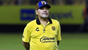 Maradona en entrenamiento con Dorados 