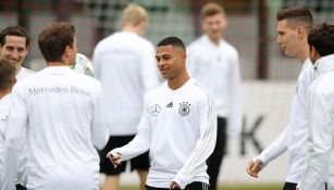 Jugadores de Alemania, en entrenamiento 