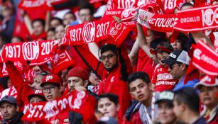 Aficion del Toluca, durante el partido de la jornada 14 de la Liga MX