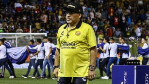 Maradona, previo a un juego con Dorados
