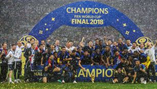 Francia celebra título en Rusia 2018