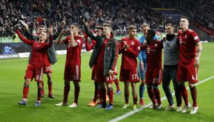 Bayern Munich agradece a su afición tras vencer al Frankfurt