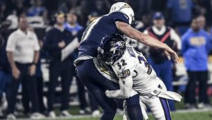 Defensiva de los Ravens detiene el ataque de los Chargers