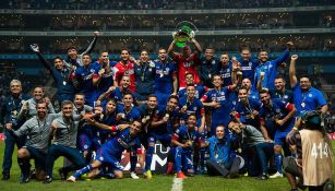 Cruz Azul celebra título de Copa MX en el Estadio Bancomer 
