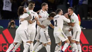 Real Madrid celebra una anotación frente el Al Ain
