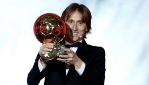 Luka Modric recibe el Balón de Oro