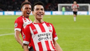 Lozano, festeja anotación con el PSV 