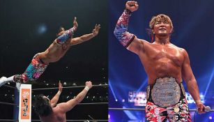 HIroshi Tanahashi posa con el título en su cintura