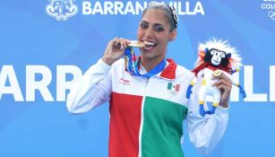 Nuria Diosdado presume su medalla en Barranquilla 2018
